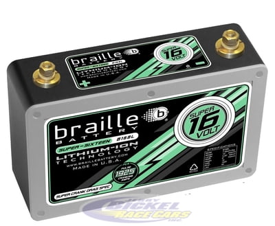 Braille Super 16 Volt Lithium Battery B168L-SD